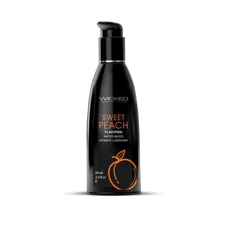 Aqua Sweet Peach Flavored Water Based Lube - 2 Oz. / 60 ml