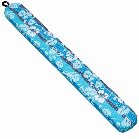 Aqua Swim 8110041 Fabric & Mesh Inflatable Hawaiian Wave Pool Noodle, Blue & White