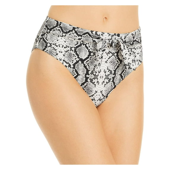 Aqua Swim Womens Animal Print Front Tie Swim Bottom Separates