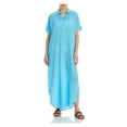 thumbnail image 1 of Aqua Swim Womens Button Front Long Cover-Up, 1 of 3