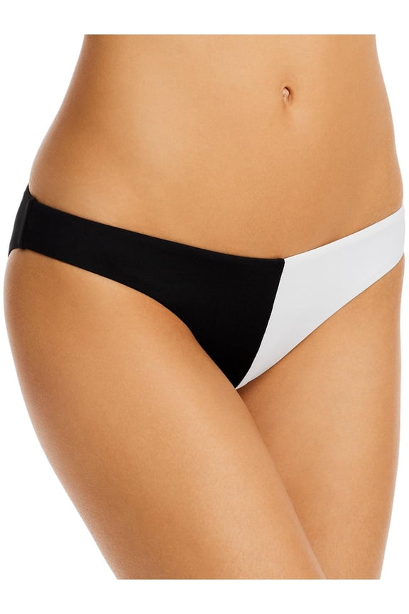 Swim Womens Colorblock Low Rise Swim Bottom Separates