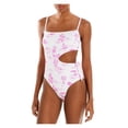 thumbnail image 1 of Aqua Swim Womens Cut-Out Beachwear One-Piece Swimsuit, 1 of 2