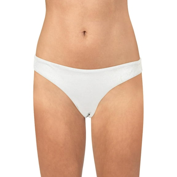 Aqua Swim Womens Metallic Scoop Swim Bottom Separates