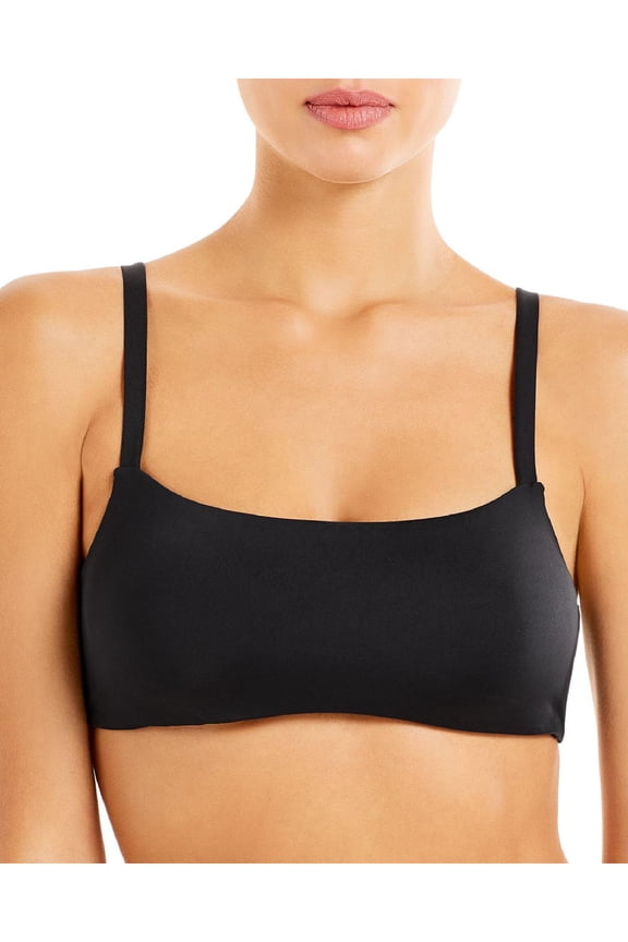 Swim Womens Square Neck Bralette Swim Top Separates