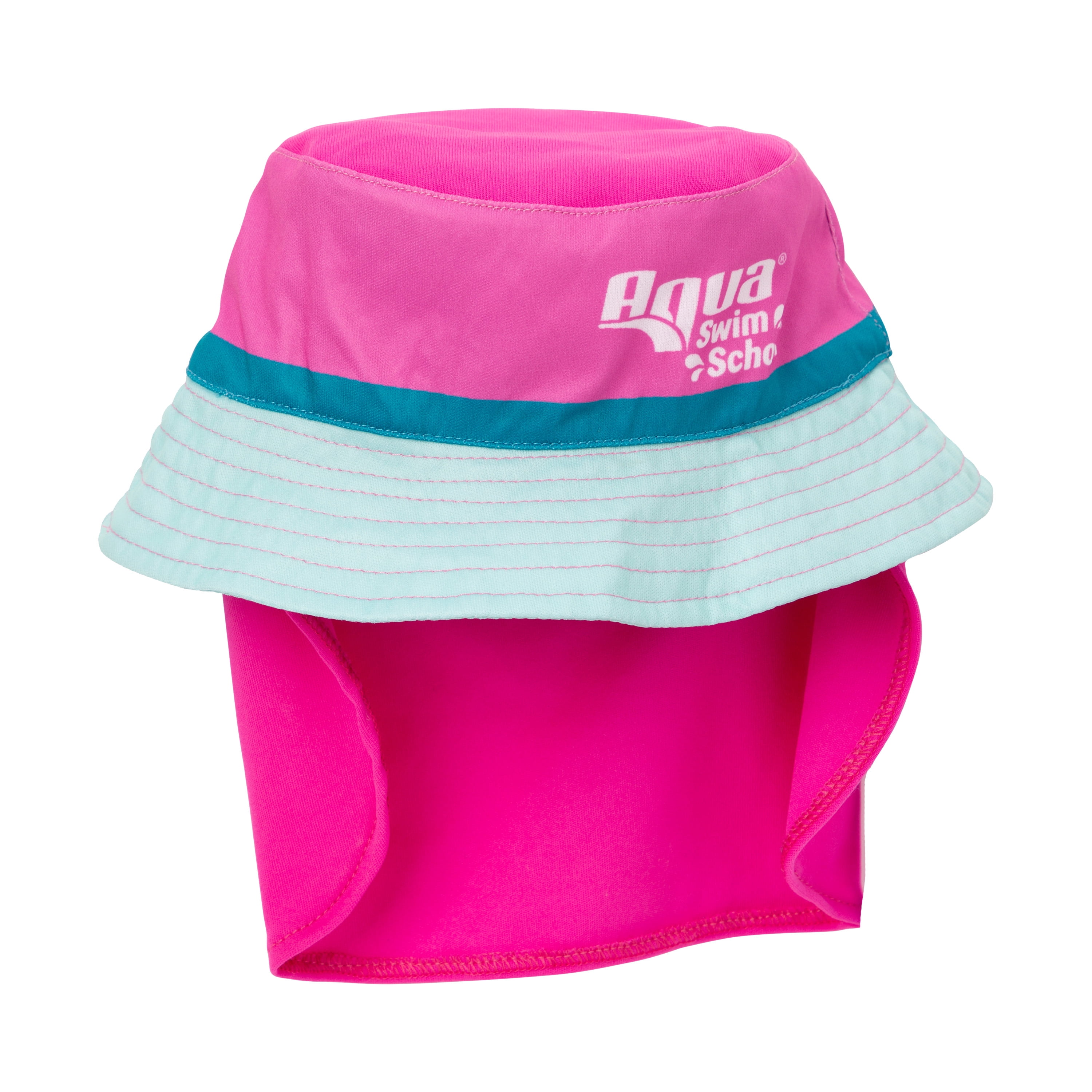 Aqua SwimSchool Sunshade Legionnaire Bucket Hat with Sun Shield for ...