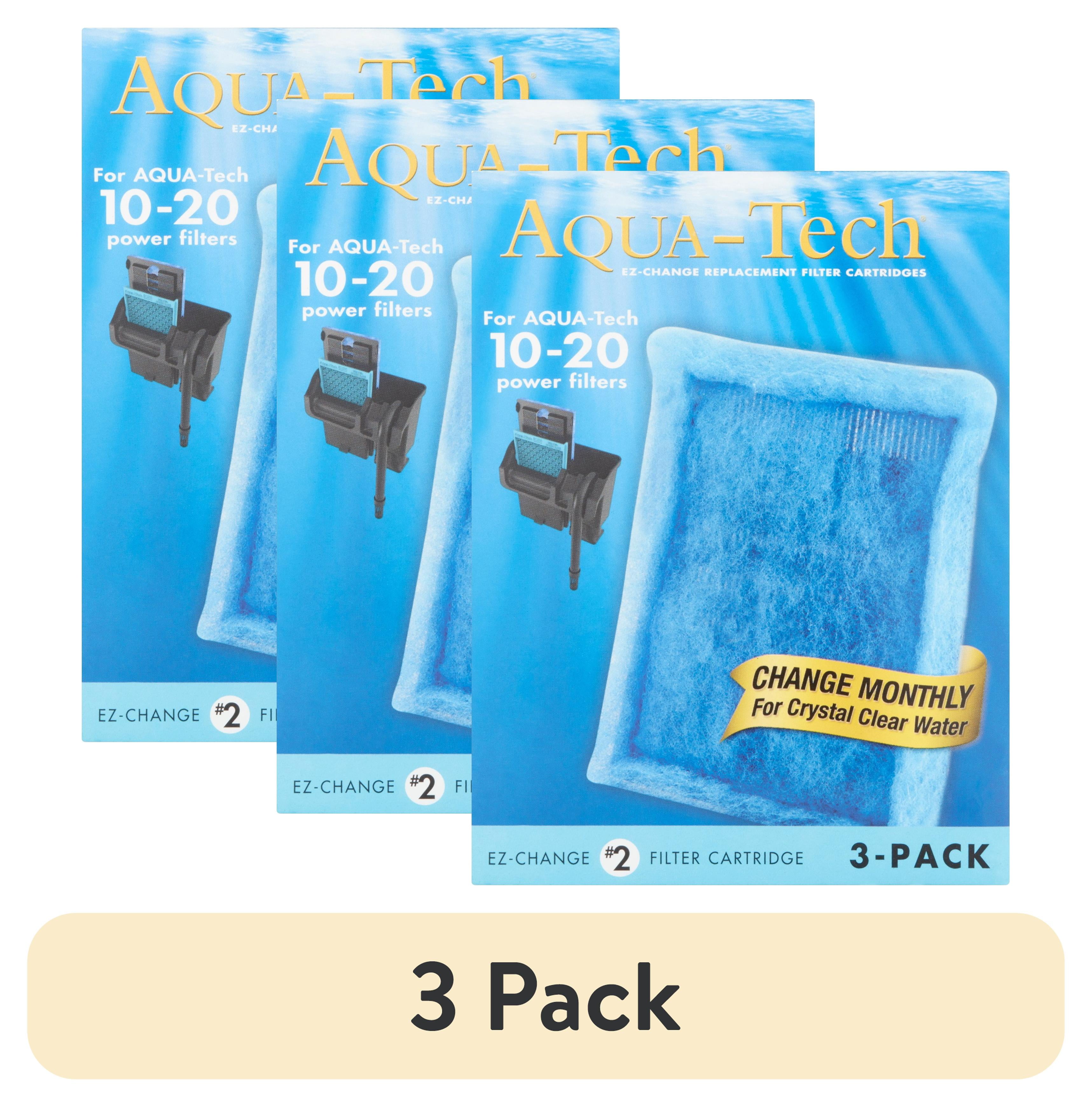 Aqua-Tech EZ-Change Blue Aquarium Filter Cartridge 3-Pack