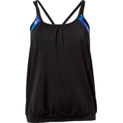 Aqua Tech Women's Solid Blouson Tankini