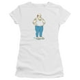 thumbnail image 1 of Aqua Teen Hunger Force Carl S/S Junior Women's T-Shirt Sheer White, 1 of 1