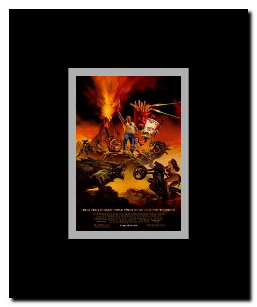 Aqua Teen Hunger Force Colon Movie Film for Theaters Framed Movie Poster