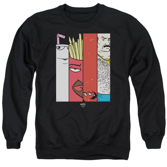 Aqua Teen Hunger Force - Group Tiles - Crewneck Sweatshirt - Small