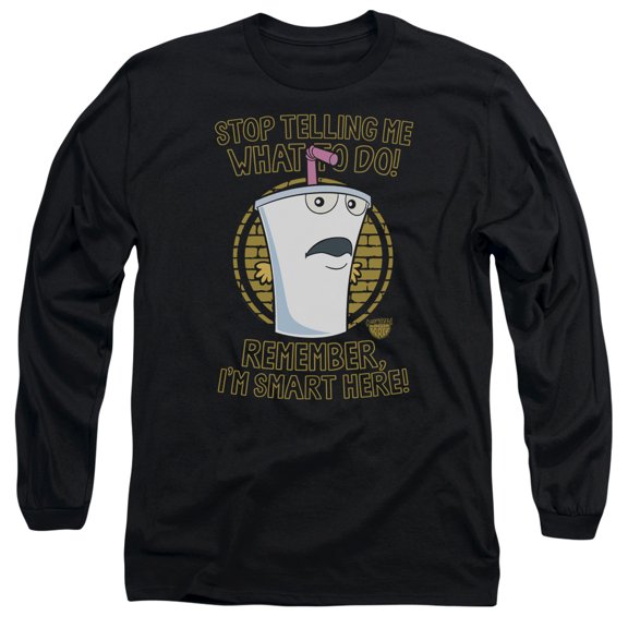 Aqua Teen Hunger Force - Stop - Long Sleeve Shirt - Medium