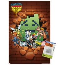 Aqua Teen Hunger Force - Villains Wall Poster with Pushpins, 14.725" x 22.375"