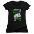 thumbnail image 1 of Aqua Teen Hunger Force Zombies Junior Women's T-Shirt V-Neck Black, 1 of 1