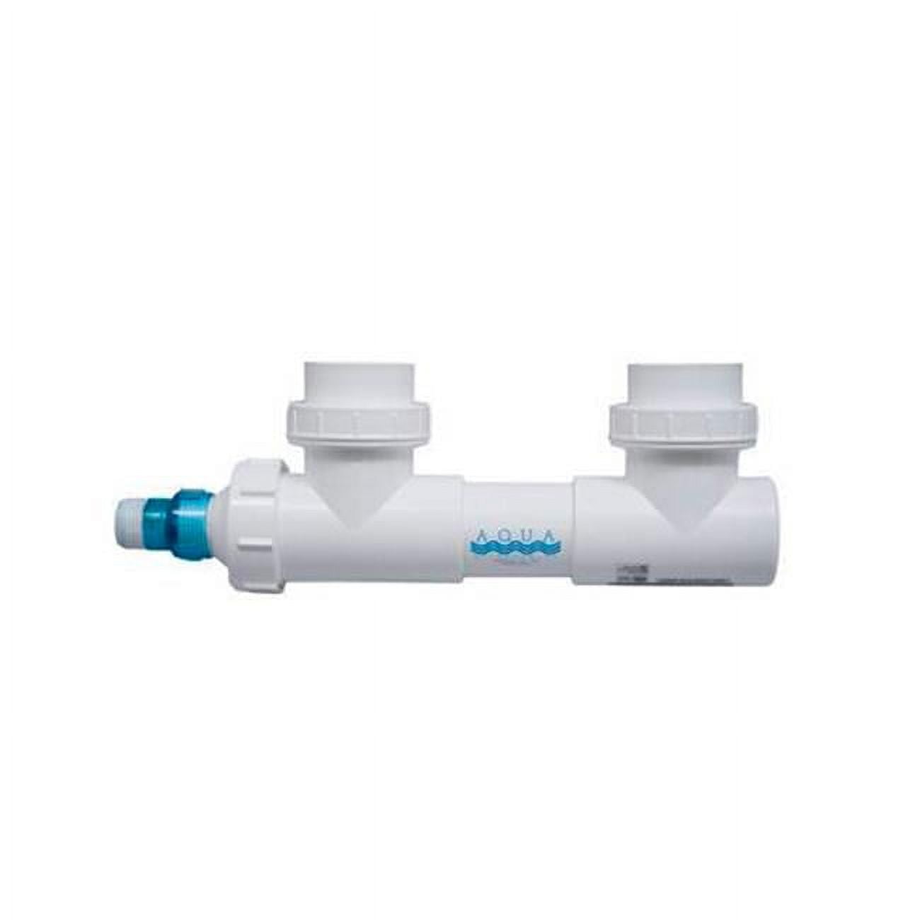 Aqua Ultraviolet 15W White UV Sterilizer with 2" Ports