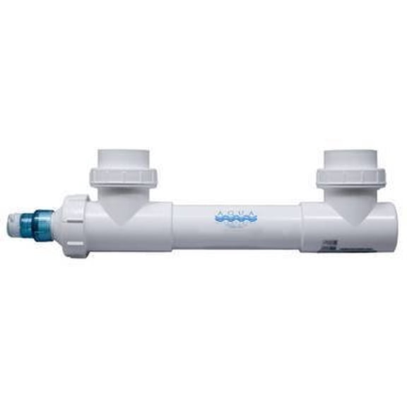 Aqua Ultraviolet® Classic Series UV Clarifier/Sterilizer in White - 25 Watt with 2" Inlet/Outlet in White, 220V