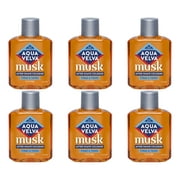 Aqua Velva After Shave Cologne, Musk - 3.5 Oz, 6 Pack