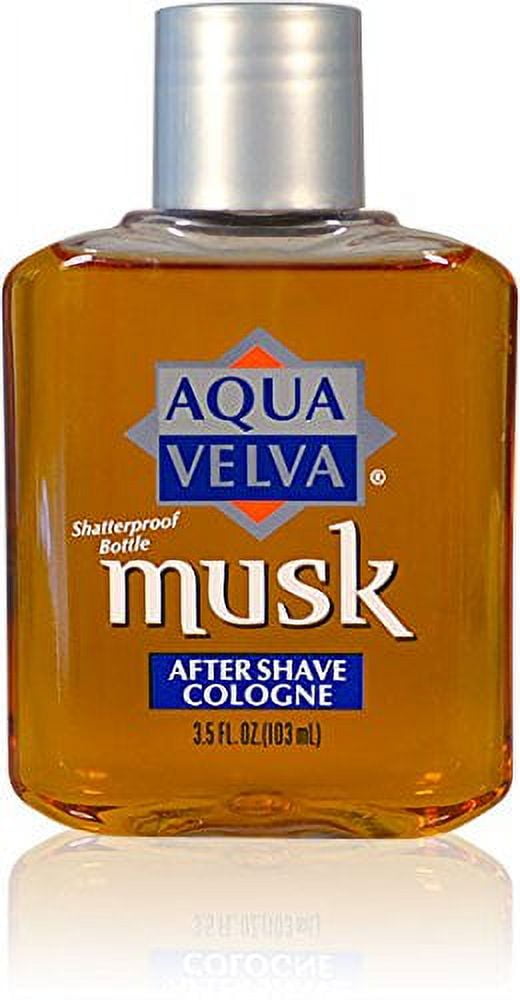 Aqua Velva Musk After Shave Cologne 3.50 oz Each