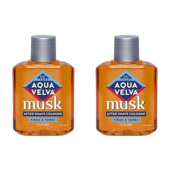 Aqua Velva Musk After Shave Cologne 3.50 oz (Pack of 2)