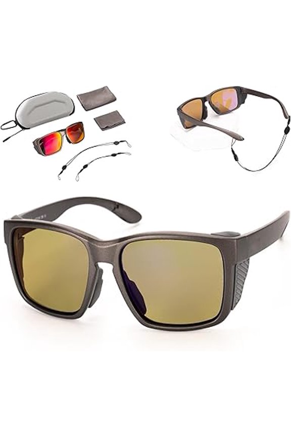 Aqua Vision Fishing Glasses, AquaVision Sunglasses, Effectively Reduce Surface Glare & Improve Contrast to See Fish in Water