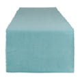 thumbnail image 1 of Aqua & White 2-Tone Ribbed Table Runner 13x108", 1 of 9