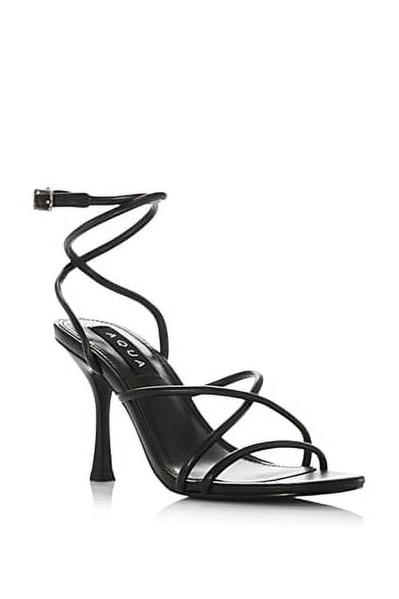 Women's Arlow Ankle Strap High Heel Sandals PLACK 7.5