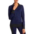 thumbnail image 1 of Aqua Womens 1/2 Zip Animal Print Sweatshirt, 1 of 3