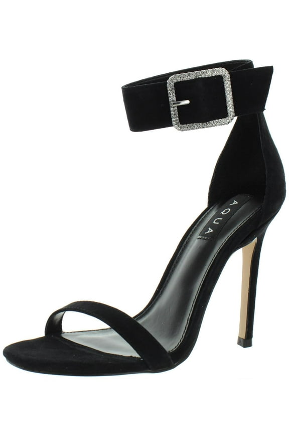 Womens Blair Suede Stiletto Dress Heels Black 7.5 Medium (B,M)