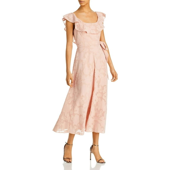 Aqua Womens Cold Shoulder Maxi Cocktail and Party Dress