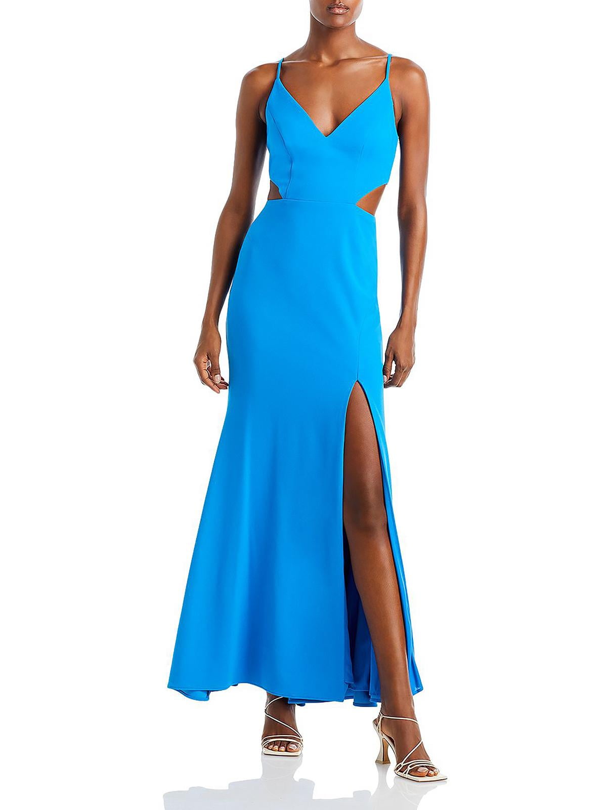 white christmas dresses Aqua Cut-Out Waist Mini Dress(Tangerine) – Pipatchara main image 1