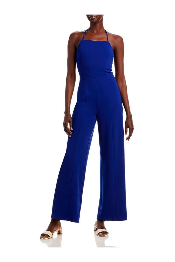 Womens Halter Wide Leg Jumpsuit
