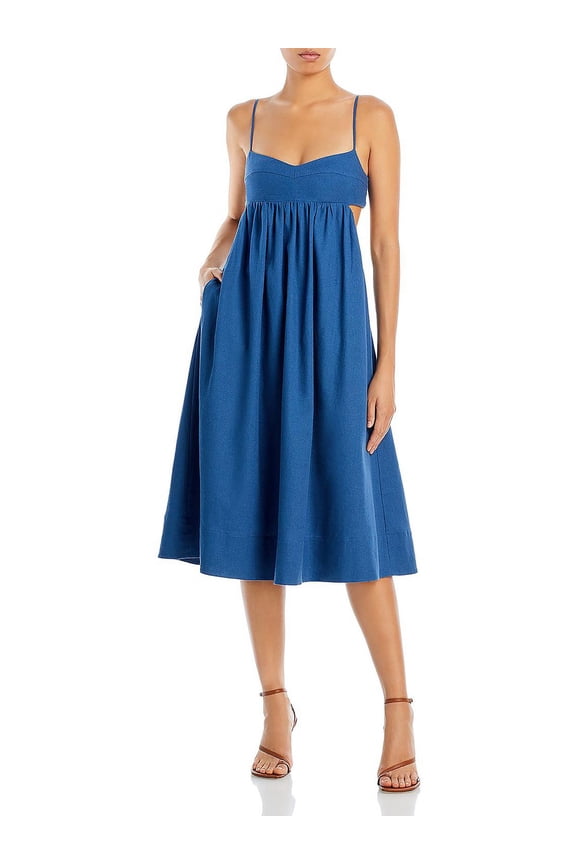 Womens Havana Linen Blend Boho Sundress