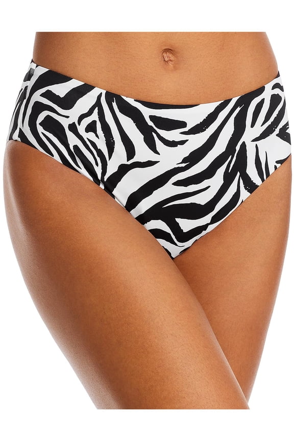 Womens High Waist Animal Print Swim Bottom Separates