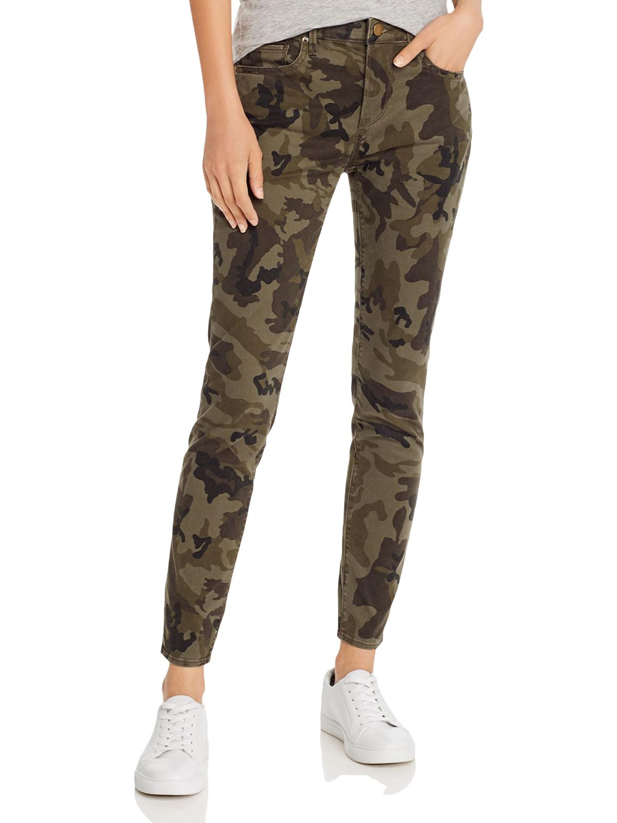 Camouflage high rise jeans best sale