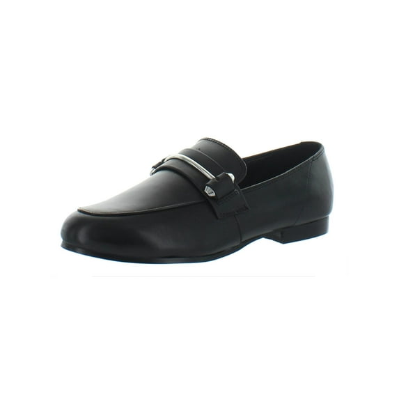 Aqua Womens Kim Leather Slip-On Fashion Loafers
