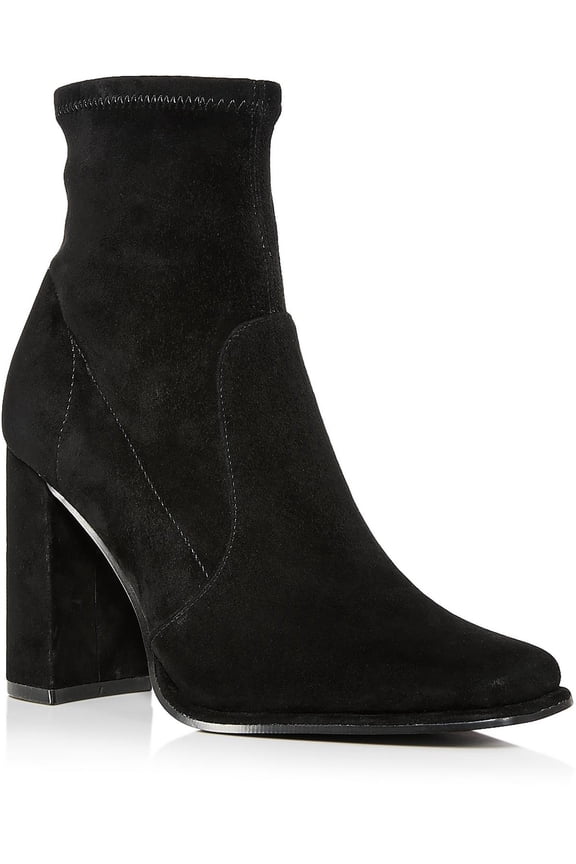 Womens LANA Suede Block heel Booties
