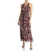 Aqua Womens Paisley Long Maxi Dress