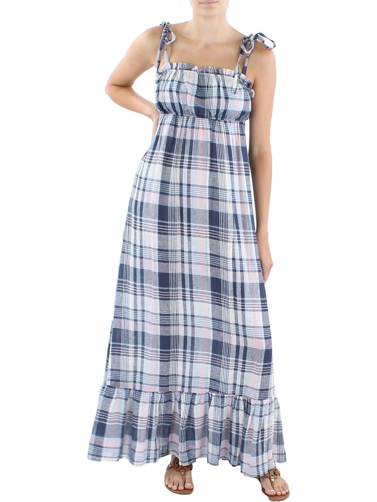 Aqua Womens Ruffled Long Maxi Dress - Walmart.com