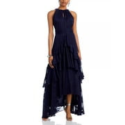 slim fit dress slacks V Neck Aqua Blue Stretch Satin Mermaid Prom Dresses Pic Color / US0 main image 1