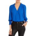 thumbnail image 1 of Aqua Womens Sheer V Neck Top, 1 of 2