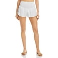 thumbnail image 1 of Aqua Womens Smocked Shorts Cover-Up, 1 of 1
