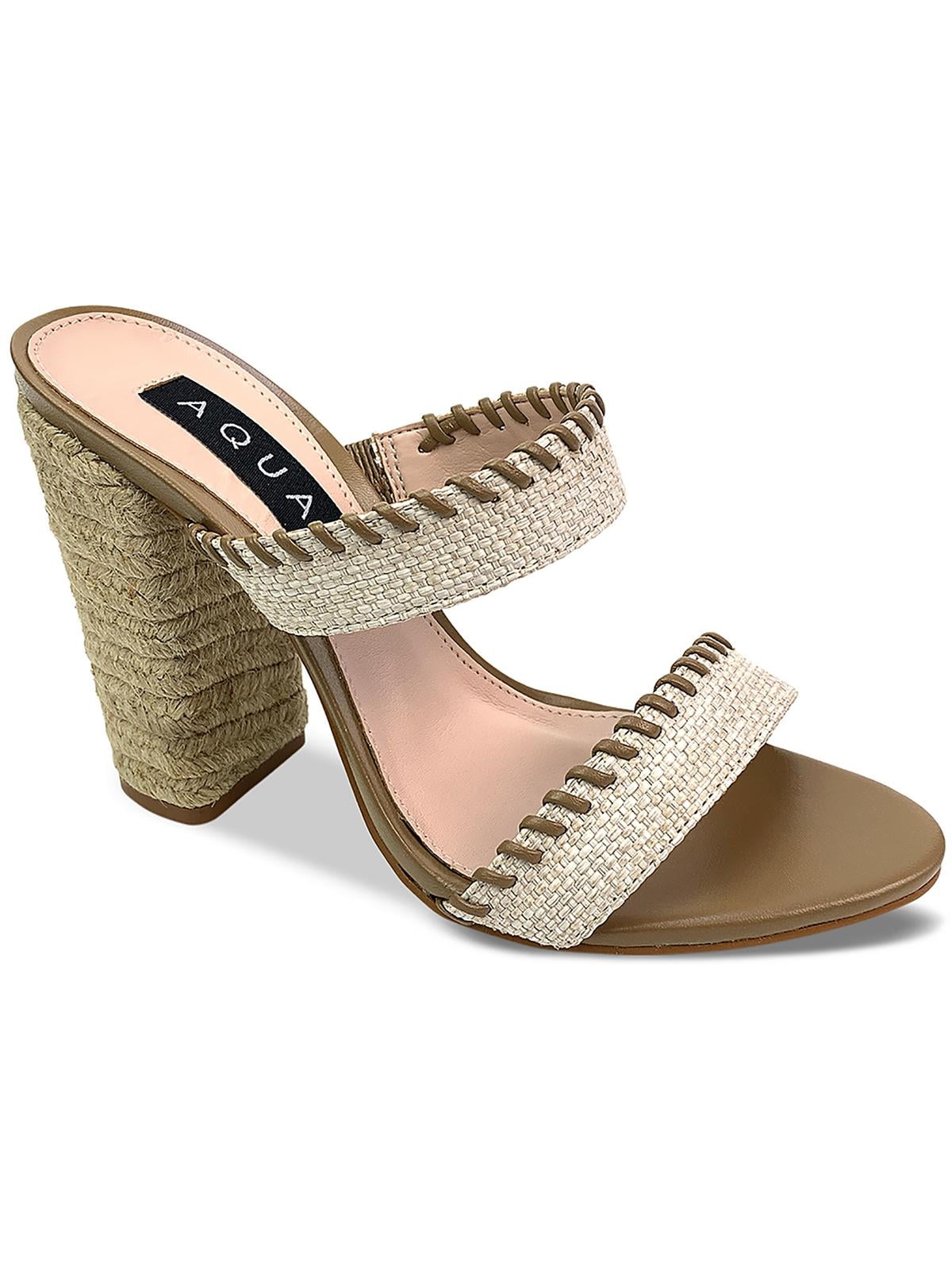 Aqua on sale block heels