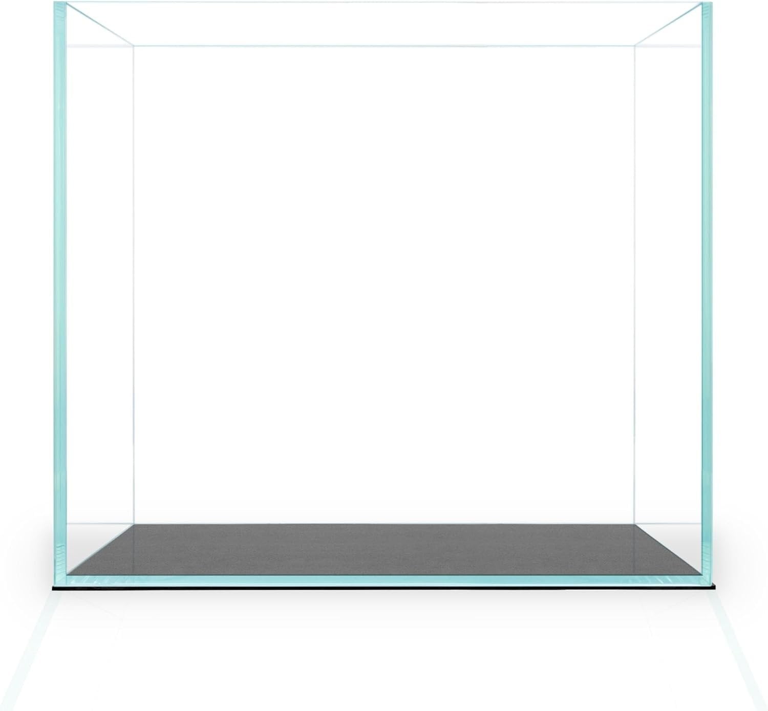 Clear Glass Cube 1-Gallon Rimless Desktop Aquarium