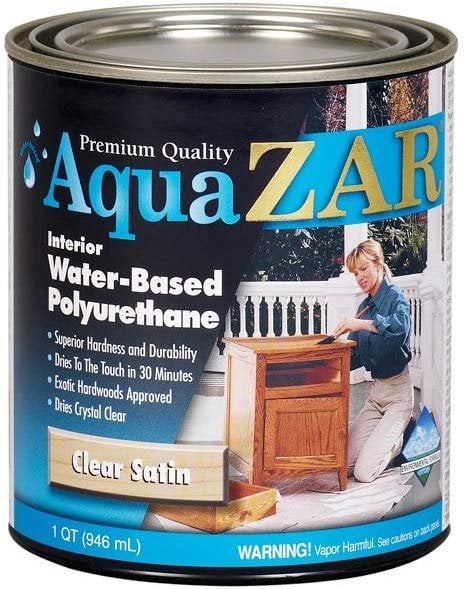 ZAR Aqua Satin Clear Water-Based Polyurethane 1 qt