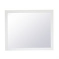 thumbnail image 1 of Aqua rectangle vanity mirror 30 inch in White, 1 of 5