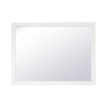 Aqua rectangle vanity mirror 48 inch in White