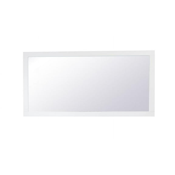 Aqua rectangle vanity mirror 72 inch in White