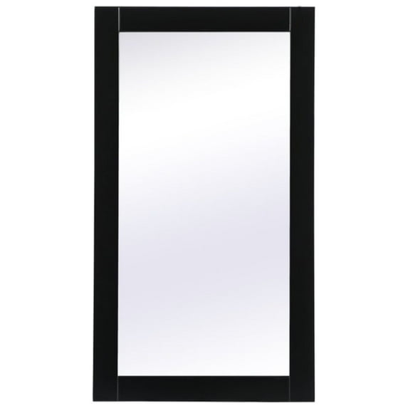 Aqua vanity mirror 18x32 inch in black