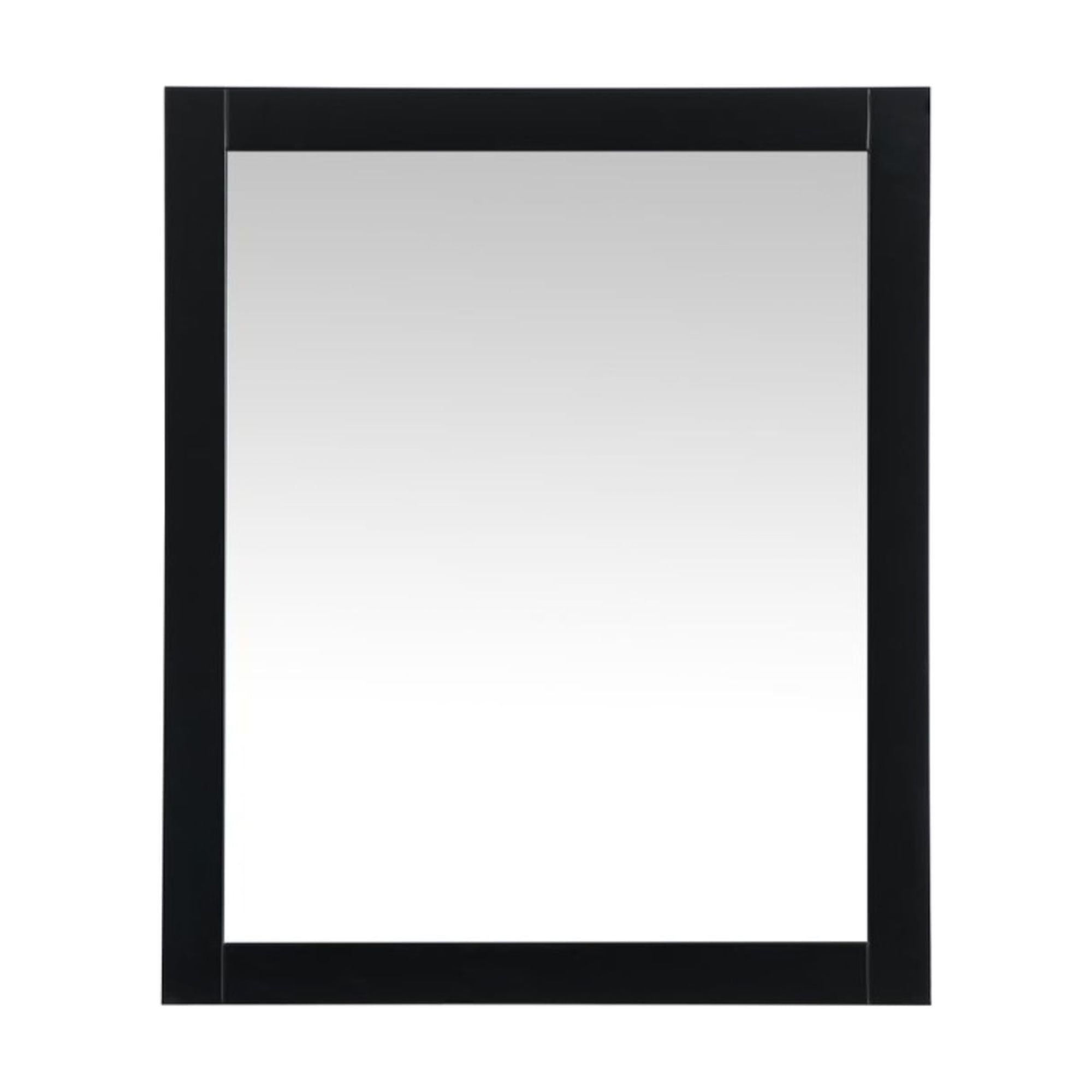Aqua vanity mirror 30x36 inch in black