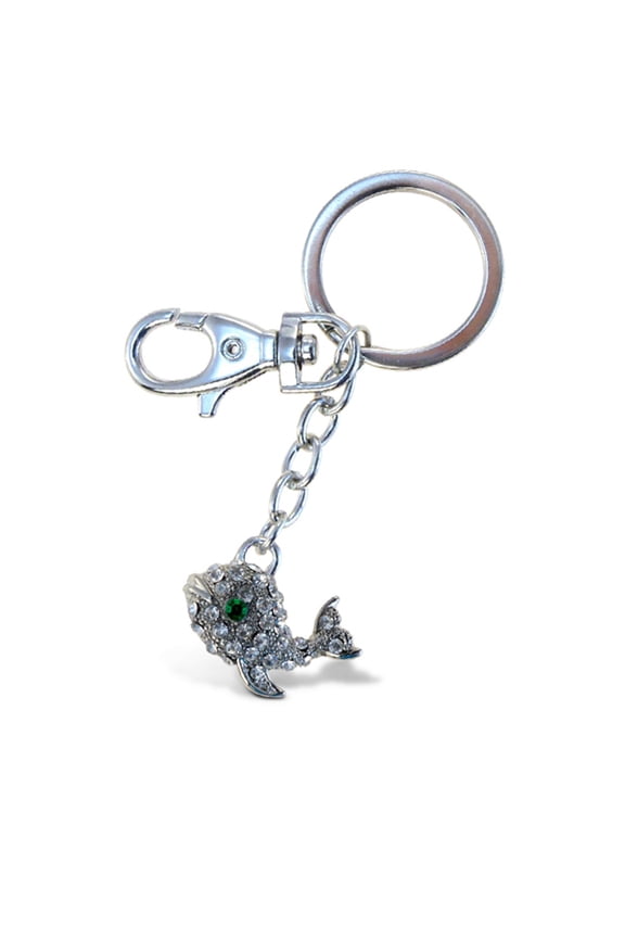 Baseball Cap Keychain - Gold 3D Sparkling Charm Rhinestones Fashionable Stylish Metal Alloy Durable Key Ring Bling Crystal Jewelry Accessory With Clasp For Key Chain, Purse, Backpack, Handbag