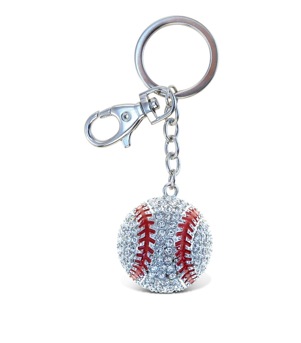 20mm Chunky Baseball Beads, Charms, Jewelry, Lanyard, Keychain, Sports